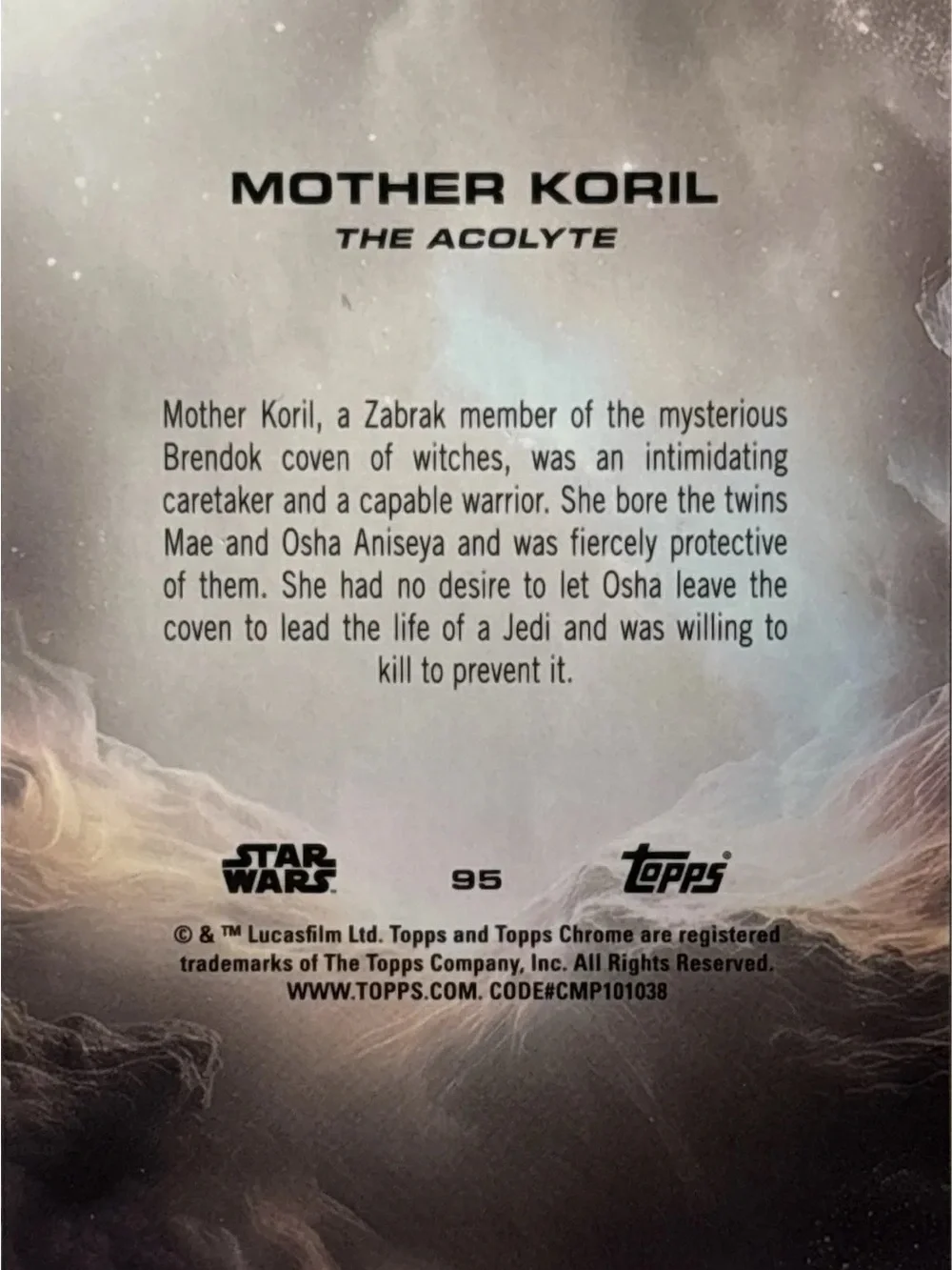 Topps Chrome Star Wars Mother Koril